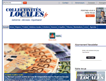 Tablet Screenshot of collectiviteslocales.fr
